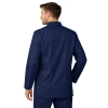 Bluza medyczna męska ze stójką granatowa długi rękaw roz.3XL